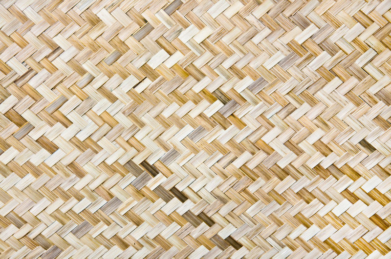 Full frame shot of straw mat