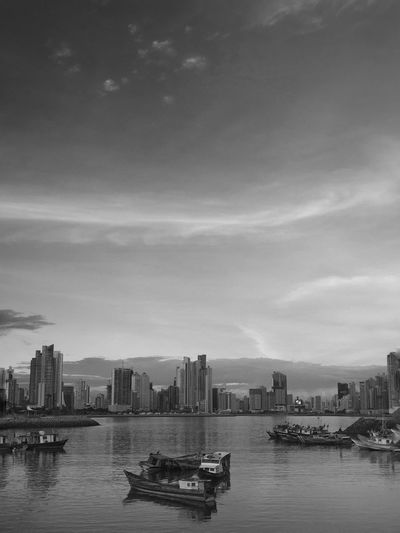 City at waterfront