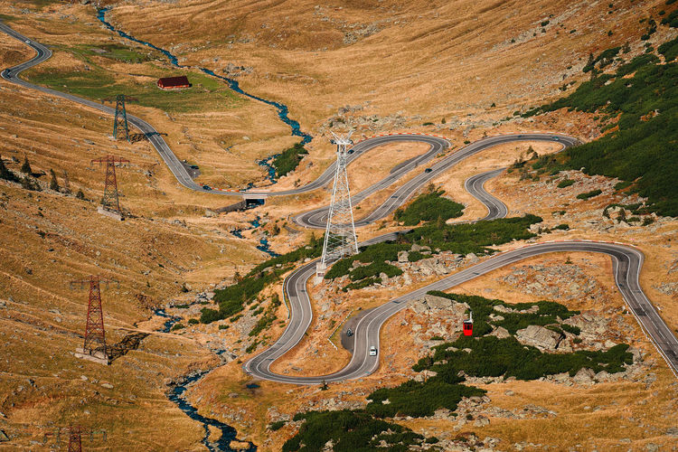 High angle view of landscape