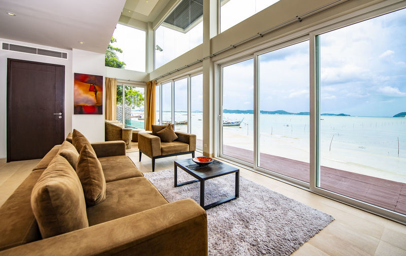 Living room of luxury villa in phuket