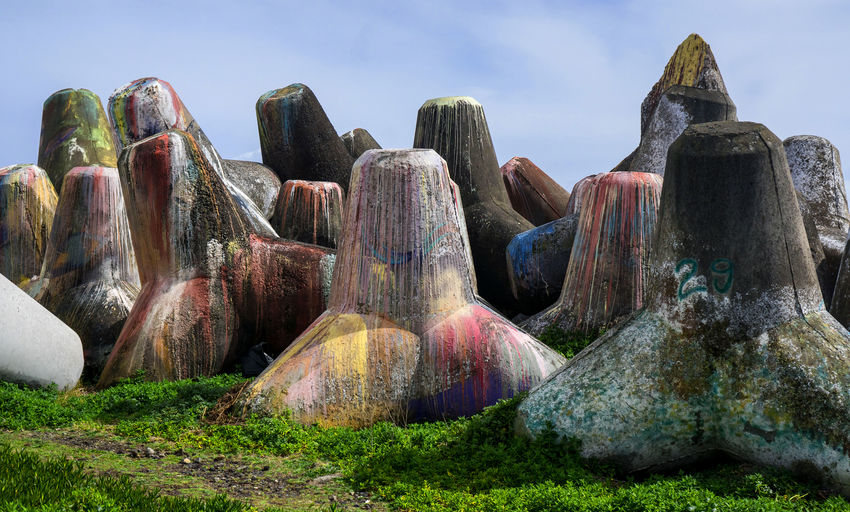 Panoramic view of rocks