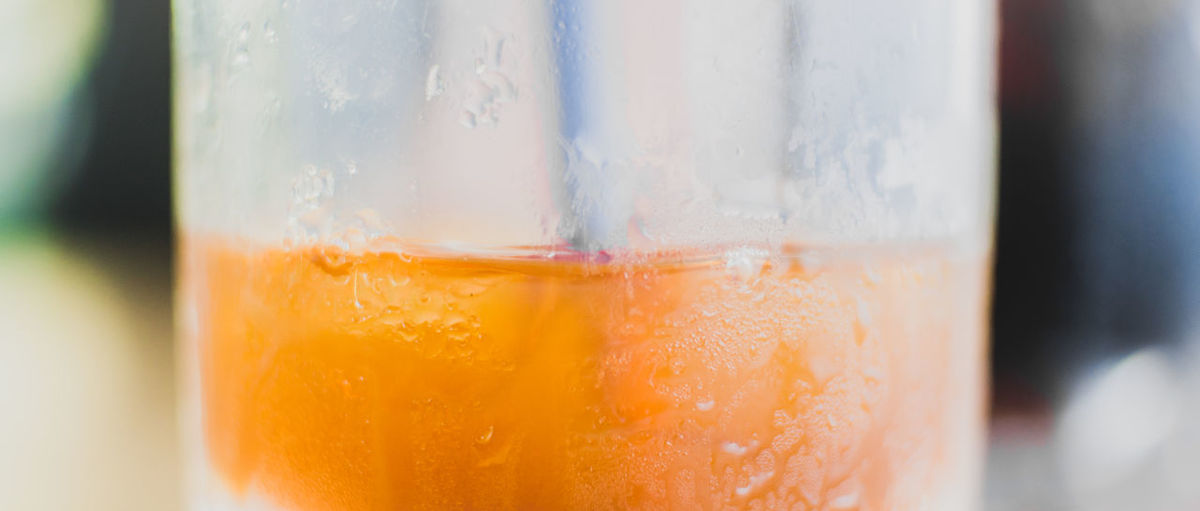 Close-up of drink against blurred background