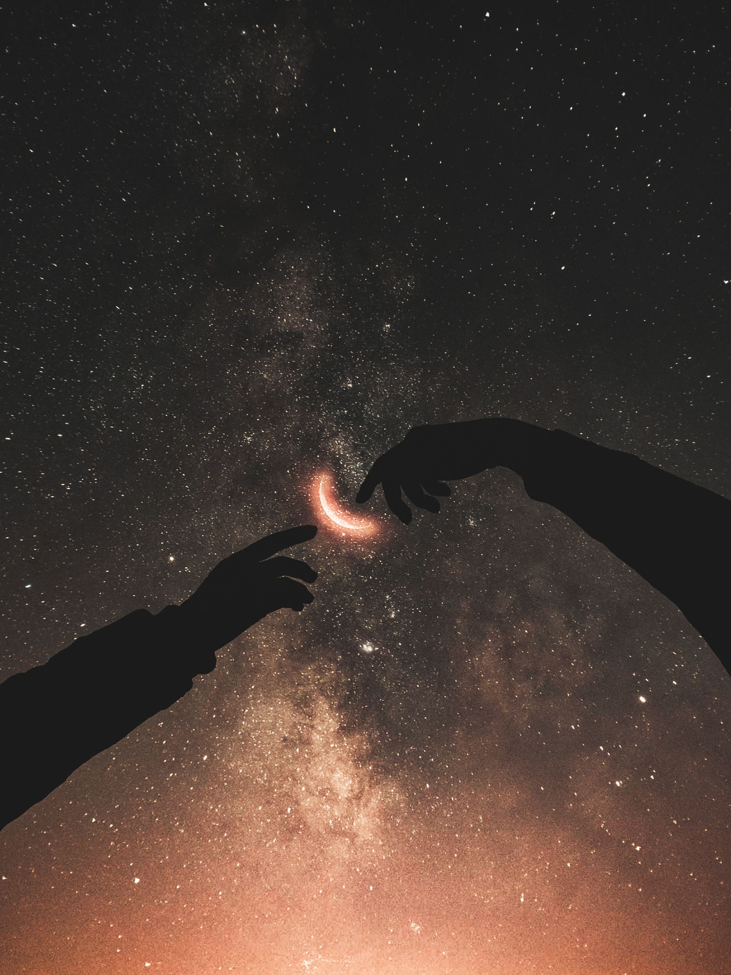 night, real people, nature, star - space, space, hand, human hand, sky, astronomy, people, lifestyles, star field, star, unrecognizable person, outdoors, scenics - nature, galaxy, motion, leisure activity, finger