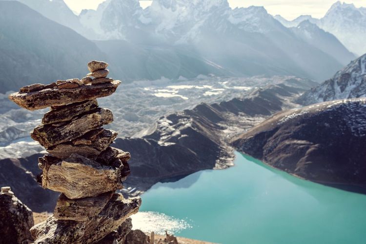 Scenic view of mountains