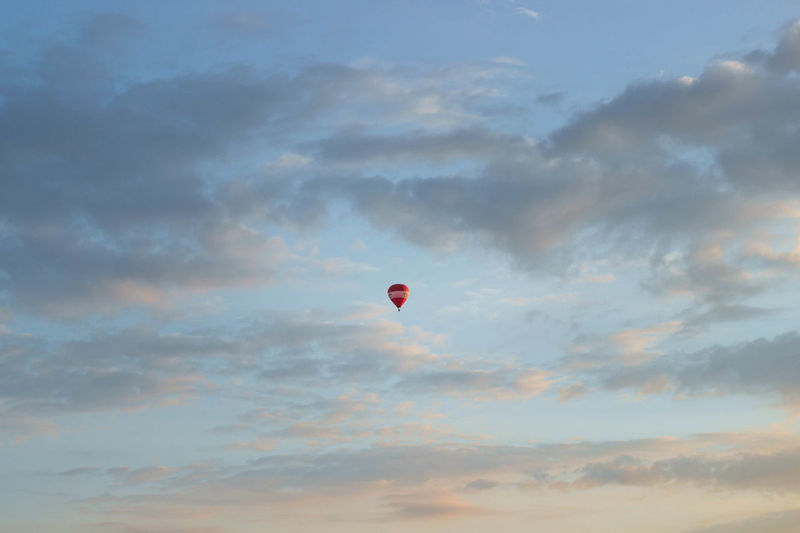 Balloon in a sunset