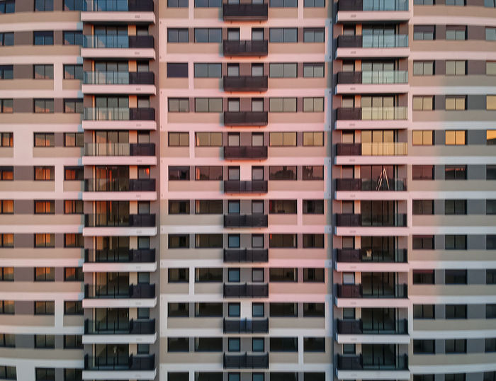 Full frame shot of building against sky