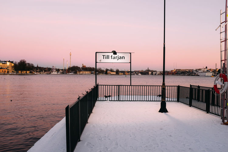 Pier at sunset