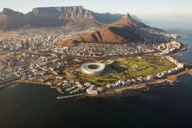 Aerial view of cityscape