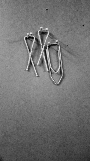 Close up of paper clips