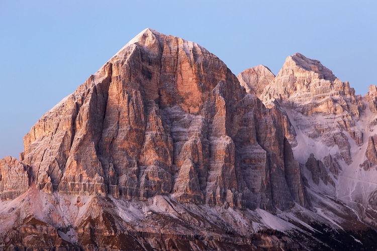 Rock mountains against sky
