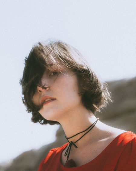 Beautiful Woman Close-up Day Front View Headshot Leisure Activity Lifestyles Medium-length Hair One Person Outdoors Real People Young Adult Young Women The Fashion Photographer - 2018 EyeEm Awards A New Beginning
