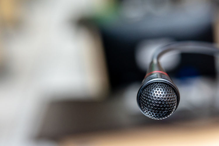 Close-up of lighting equipment