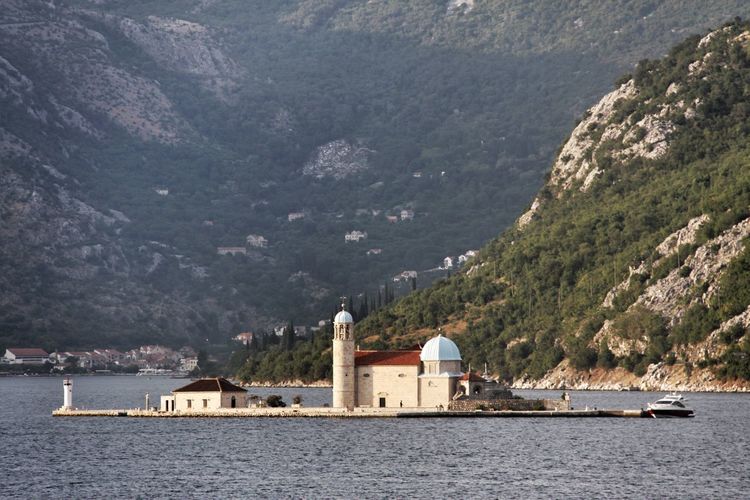 Our lady of the rocks at bay of kotor