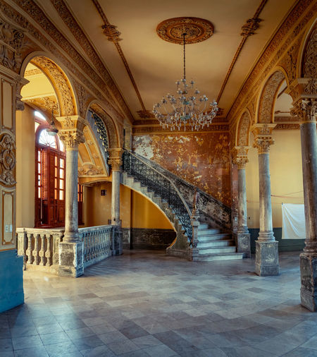 Interior of historical building