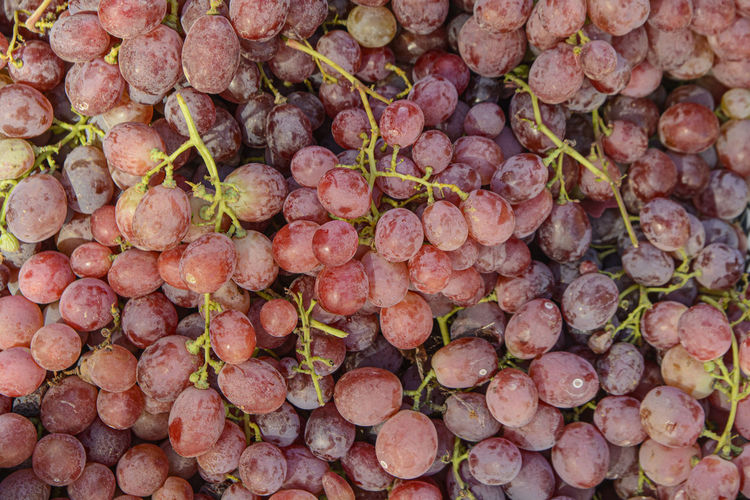 Full frame shot of grapes for sale