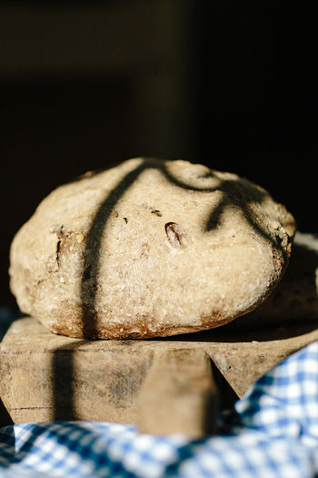 Close-up of freshly baked bread