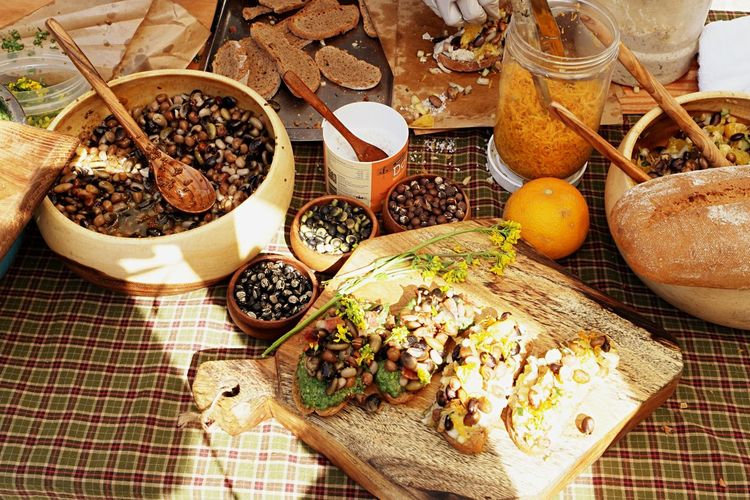 Close-up of food in bowl
