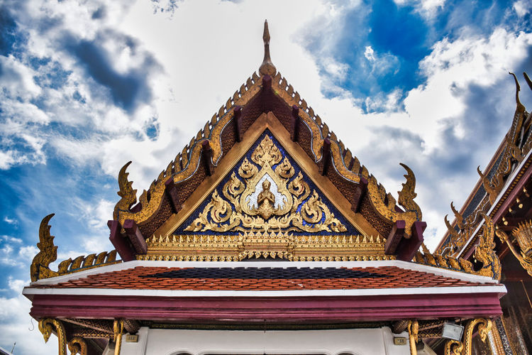 Traditional thai architecture created by artists who transform imagination to reality