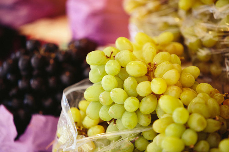 White grapes at farmers' market