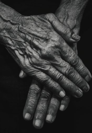 Close-up of human hands