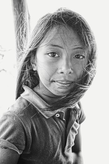 Portrait of young woman