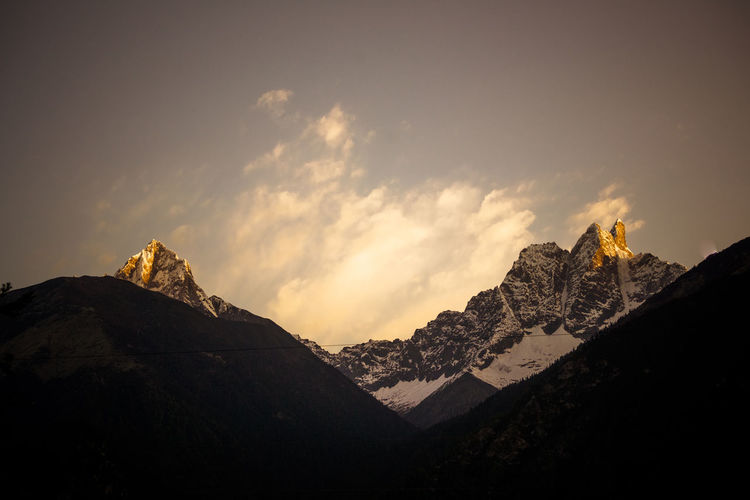 Mountain ridge, landscape in tibet china.