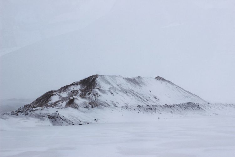 Mountain in winter
