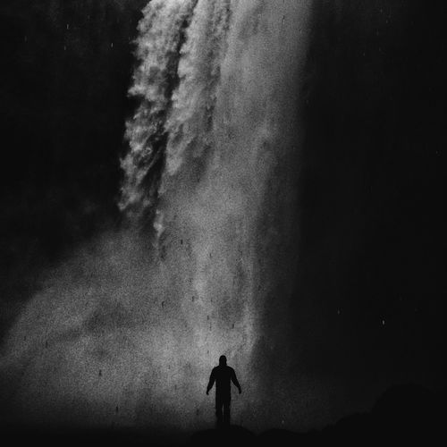 People standing on mountain