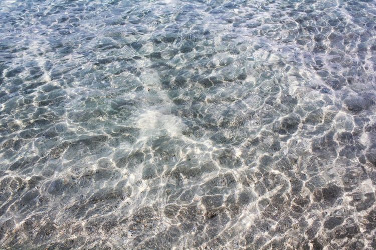 Patterns left by receding waves in andaman sea