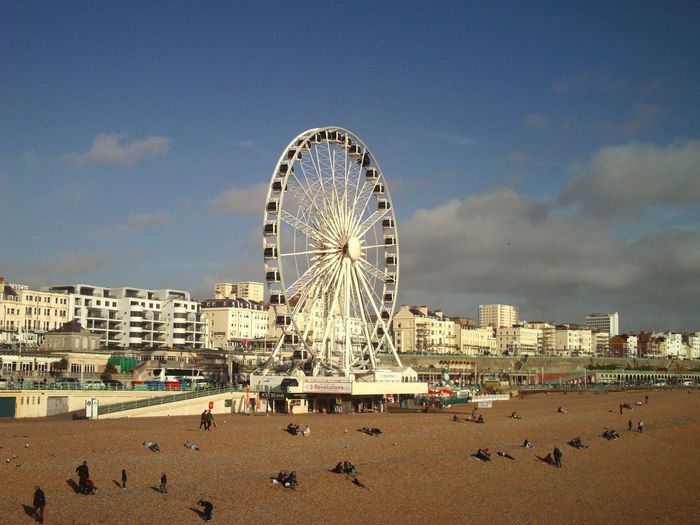 Ferris wheel against sky