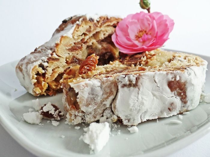 Close-up of pastry