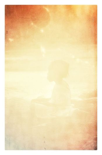 Woman in water