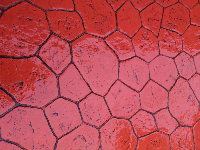 Full frame shot of cracked land