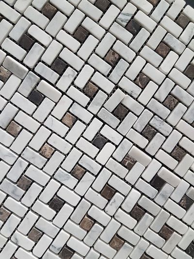 Full frame shot of patterned tiles