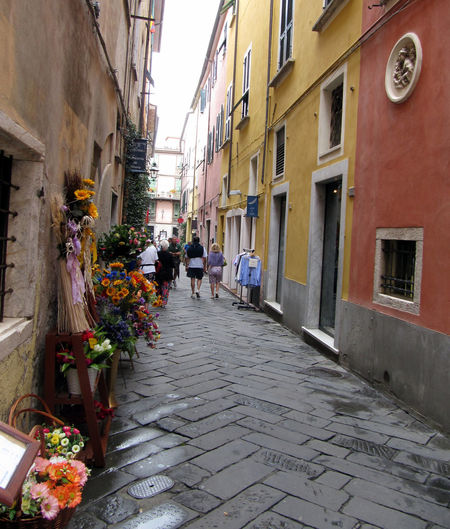 Alley in city