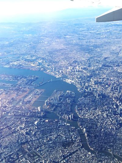 Aerial view of cityscape