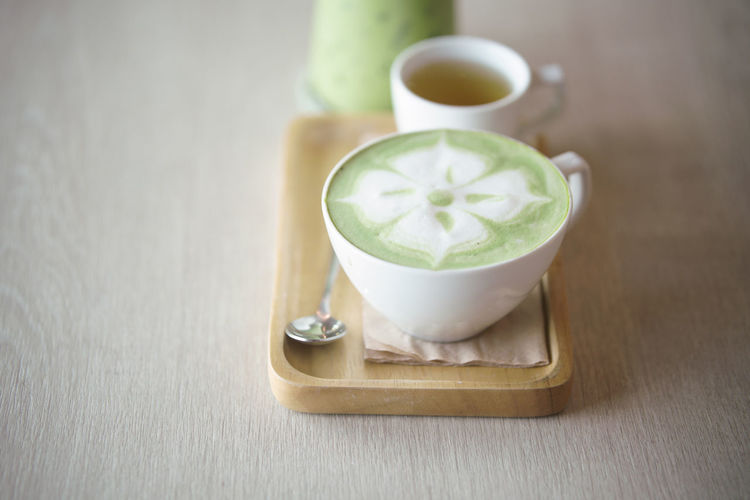 Close-up of coffee on table