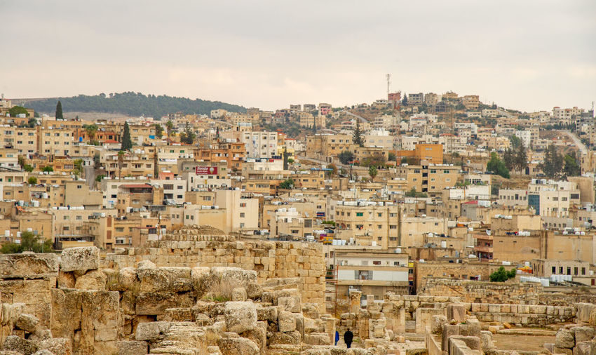 Jerash is the site of the ruins of the greco-roman city of gerasa 