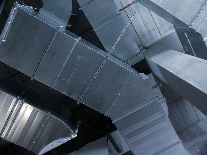 Low angle view of skylight