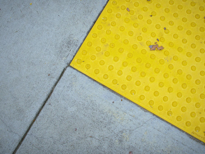 Close-up of yellow paper