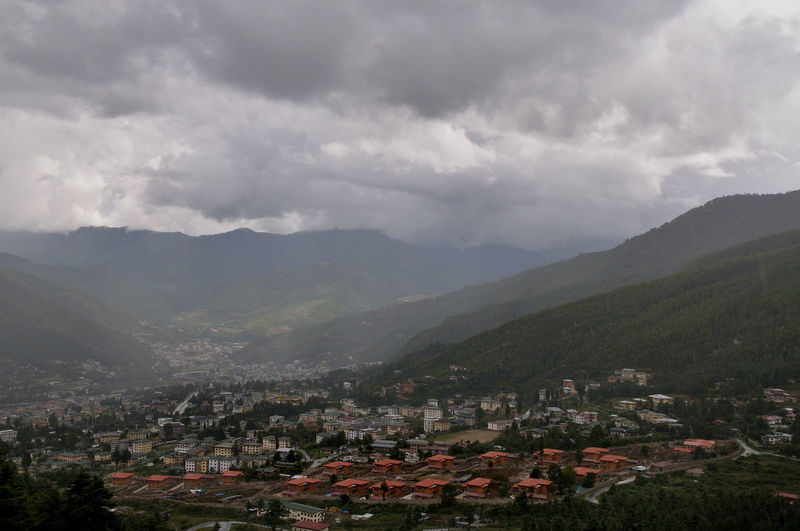 Thimpu city, capital of bhutan. arindam mukherjee.
