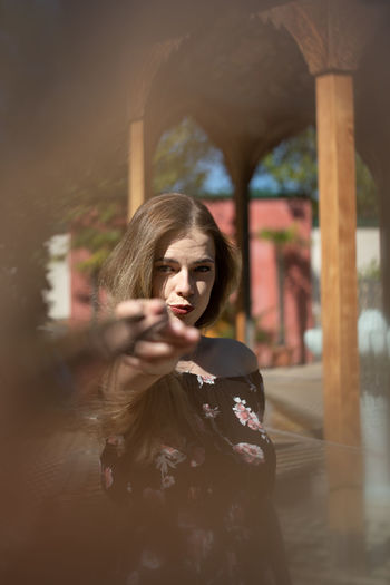 Portrait of a young woman