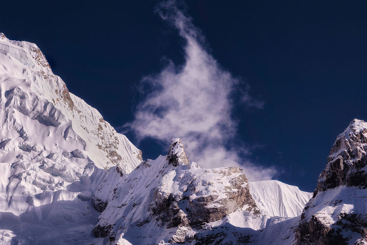 Himalayas against clear sky