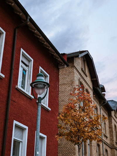 Low angle view of building against sky