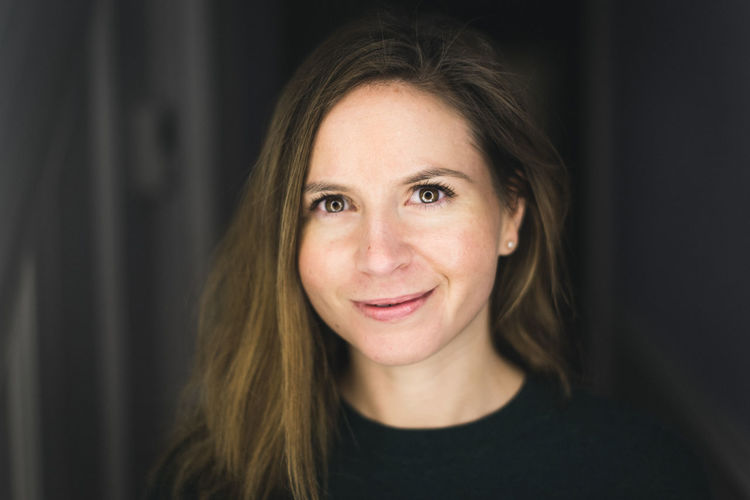 Portrait of smiling woman