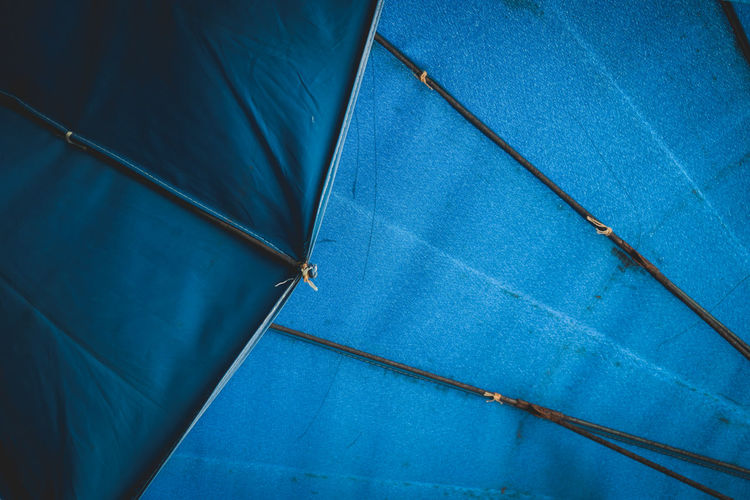 Low angle view of umbrella
