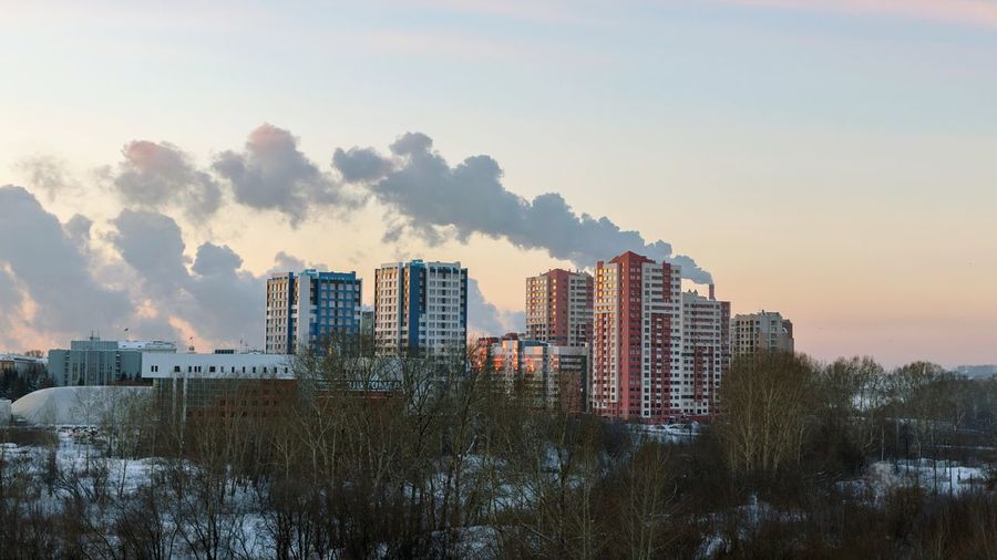 Cityscape against sky
