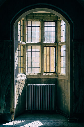 Interior of abandoned building