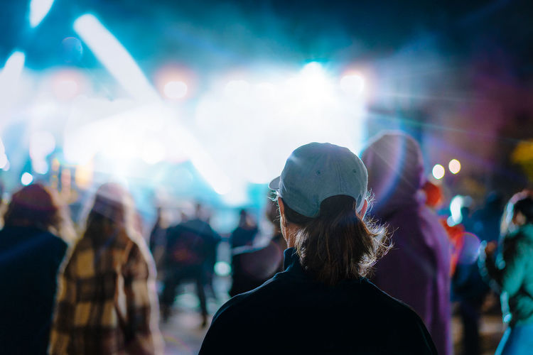 Concert at night