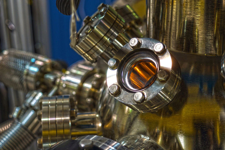 Close-up of machine part